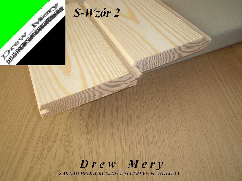 Listwa Maskująca Półokrągła 17x95 / Deska Elewacyjna Podbitka Szalówka