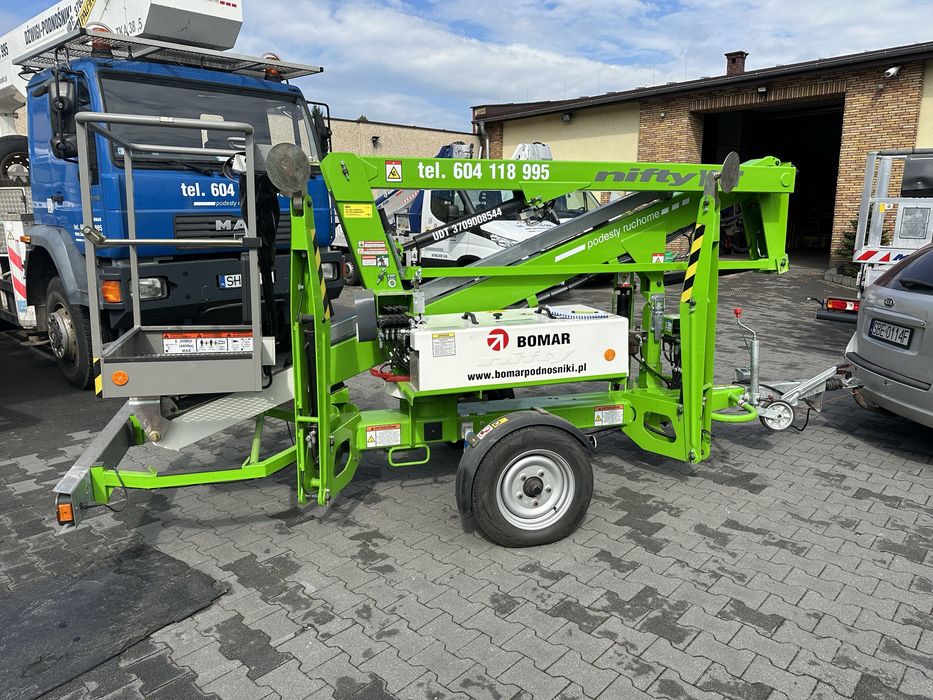 Podnośnik na przyczepie 12 M Śląsk Będzin Katowice Chorzów