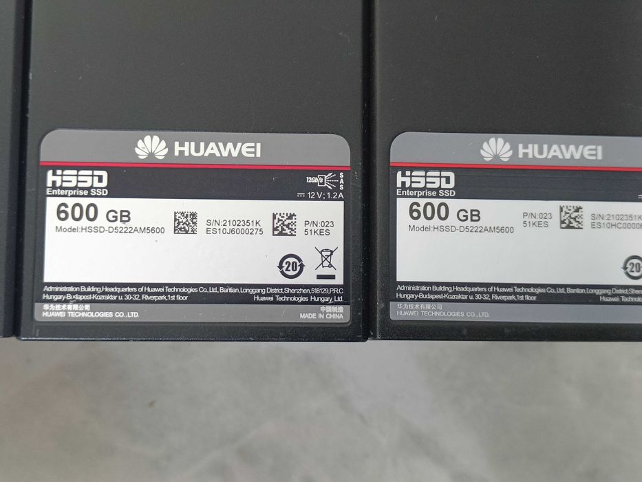 その他 hpi5-9500/16GB/SSD256GB+HDD1TB/Win11wifi SSD диск HUAWEI 600GB SAS 12GB/s 2.5 HSSD-D5222AM5600 Серверний: 1