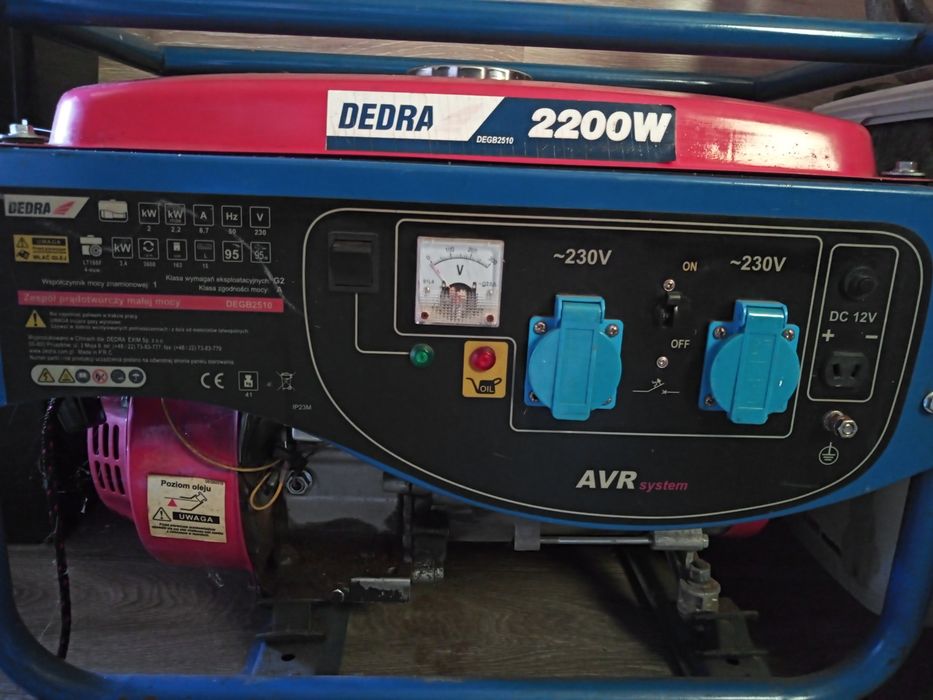 Agregat prądotwórczy Dedra 2200w