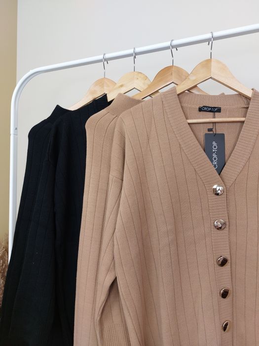 Трикотажний костюм двійка (штани, кардиган)