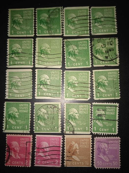 Марки Америки, США, мира.