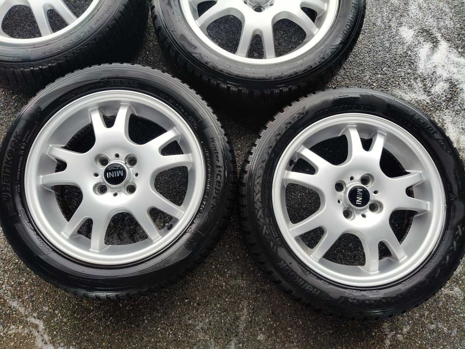 Koła felgi aluminiowe R16" z oponami Mini 4x100 E5,5Jx16H2 IS 45