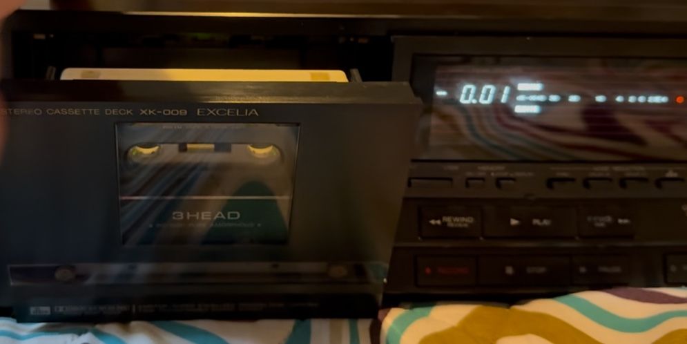 Deck K7 Excelia Aiwa XK-009 3 cabecas ao nivel de Sony ES e Nakamichi