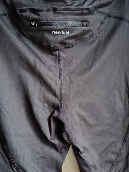 Leginsy sportowe 3/4 czarne Newline 40 L S2