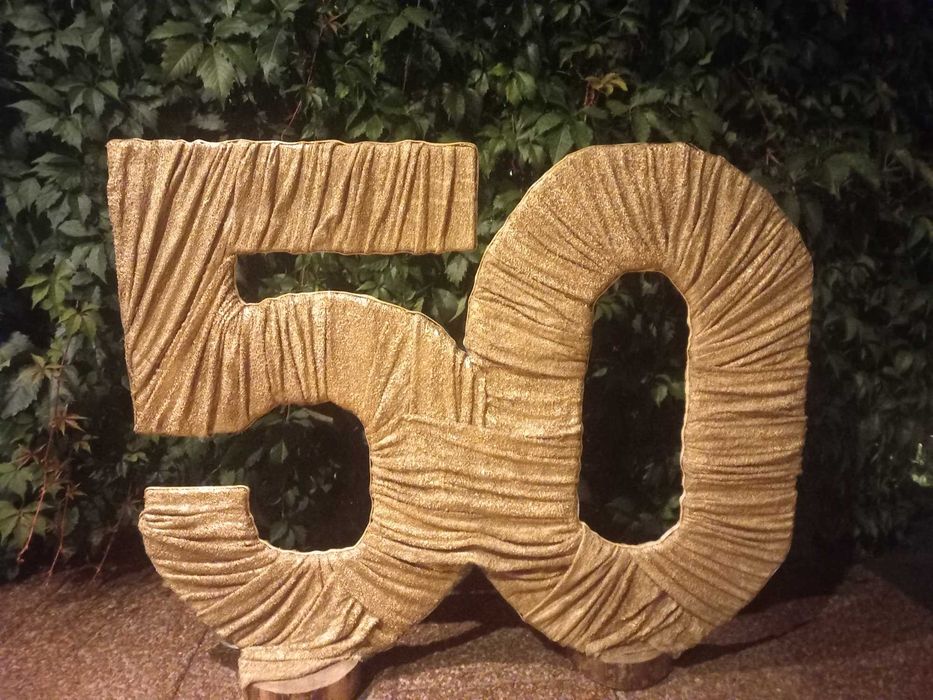 50 Cyfra dekoracyjna z ledami