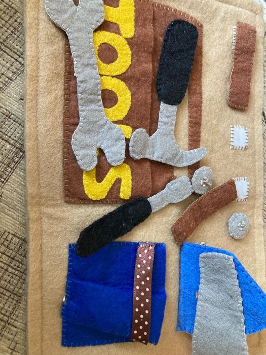 Ręcznie szyte Handmade narzędzia sensoryczne dla dzieci Montessori