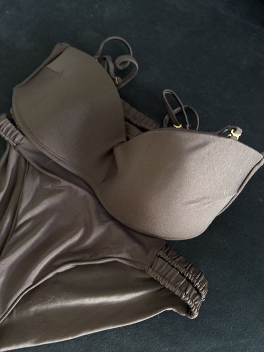 Купальник в крричневому крльорі