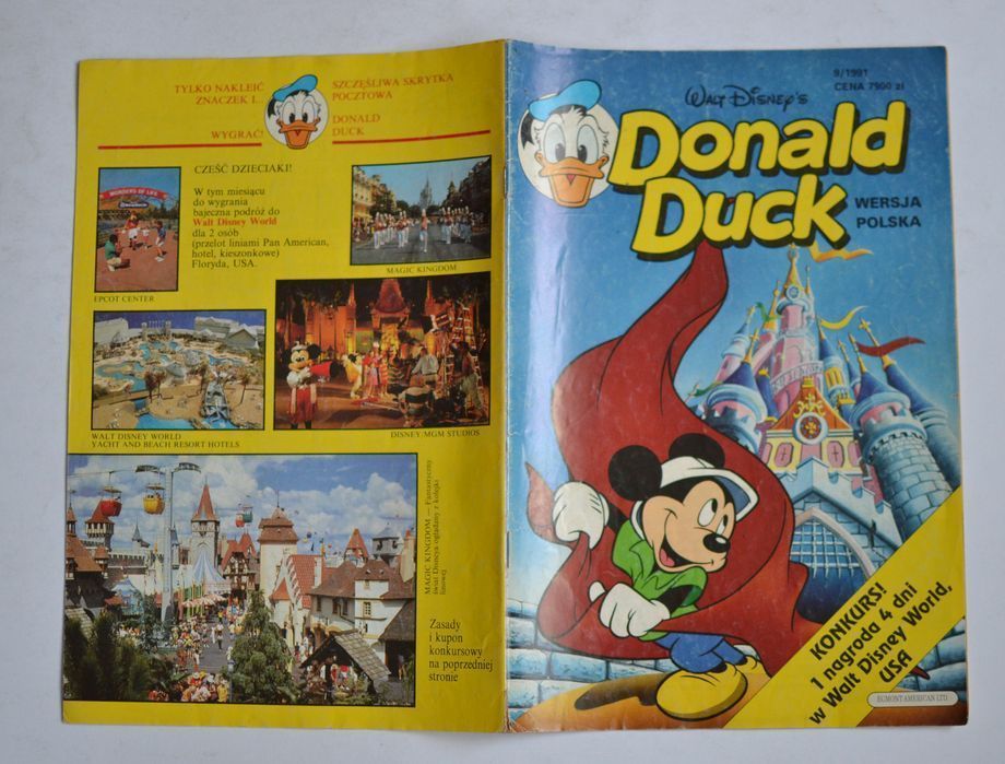 Donald Duck 9/1991 komiks Disney