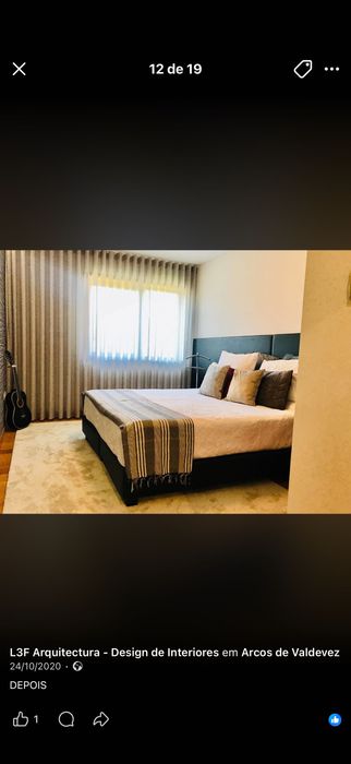 Cama de casal preta