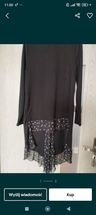 Bluzka z dłuższym tyłem