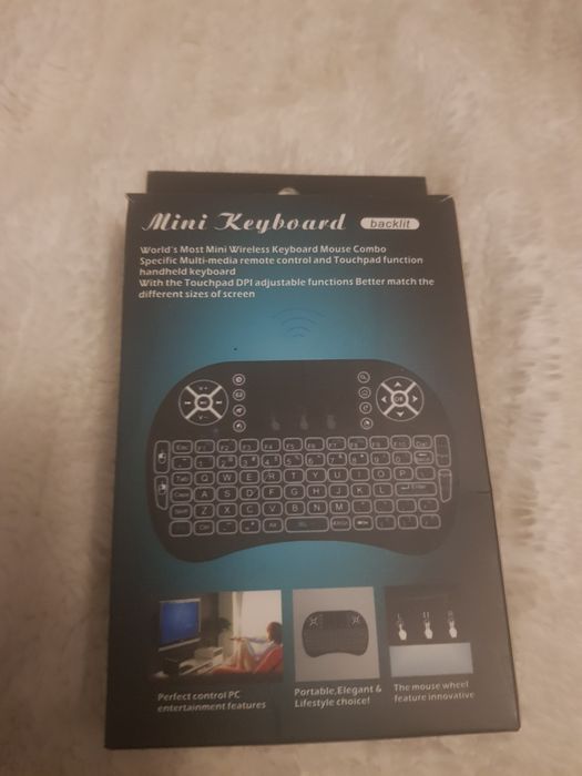 Mini bluetooth keyboard with mouse pad
