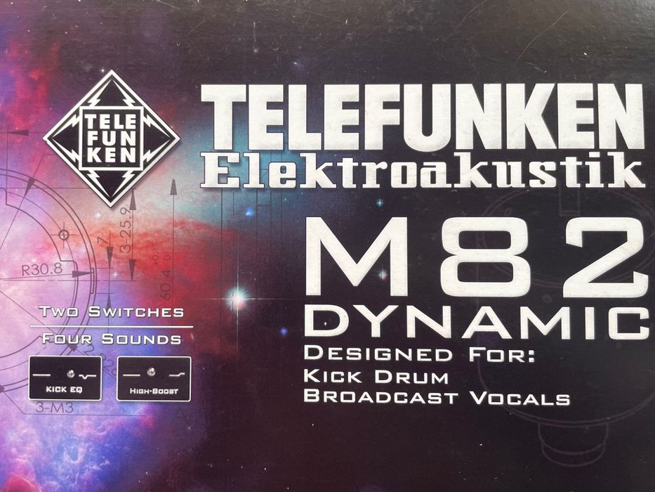 Microfone Dinâmico Telefunken M82