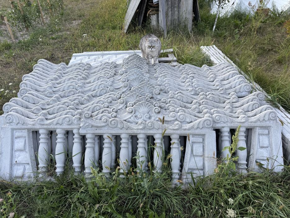 Бетонный забор верхівки паркан бетонний