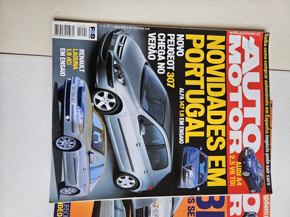 Lote de 6 Revistas AutoMotor Usadas 2001