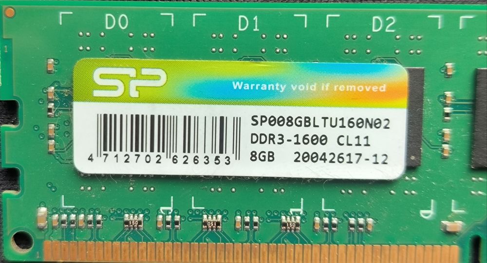 Pamięć RAM Silicon Power DDR3 8GB 1600MHz