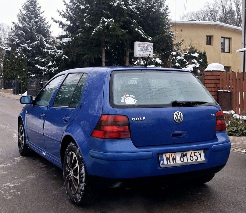 Ładny VW Golf 4 1.6B 100Km Radio 2 Din Bluetooth