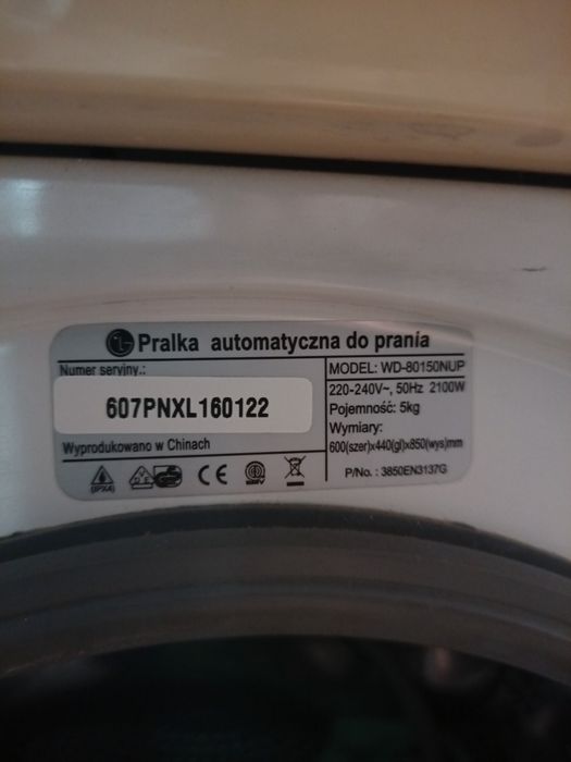 Pralka LG Model WD-80150NUP