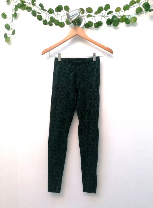 Leggings Verdes e Pretas