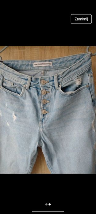 Spodnie jeansowe Sinsay 34