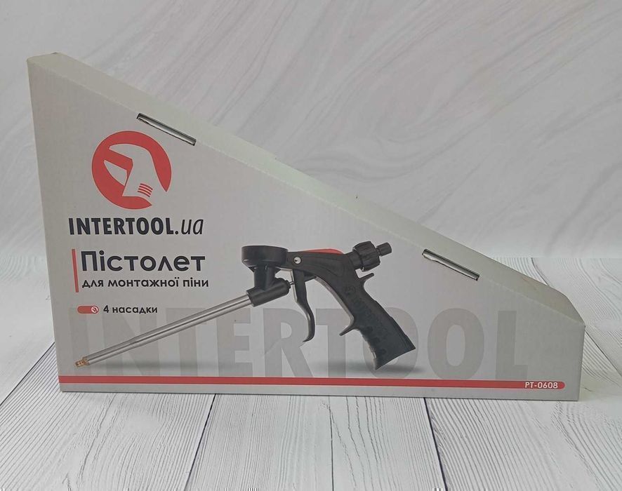 Пістолет для піни + 4 насадки INTERTOOL PT-0608
