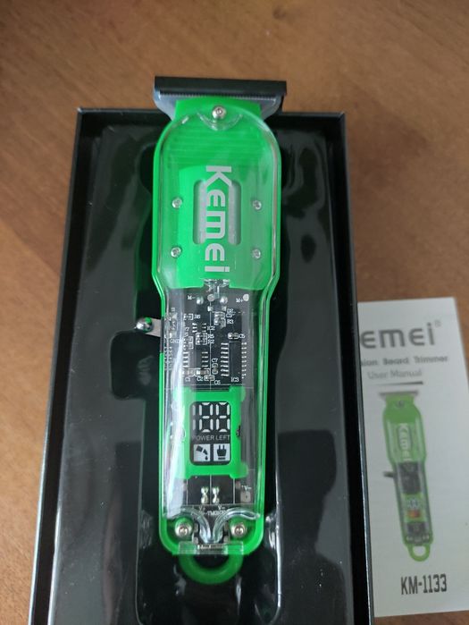 Машинка тример для волосся і бороди Kemei KM-1133 стрижка безкоштовно