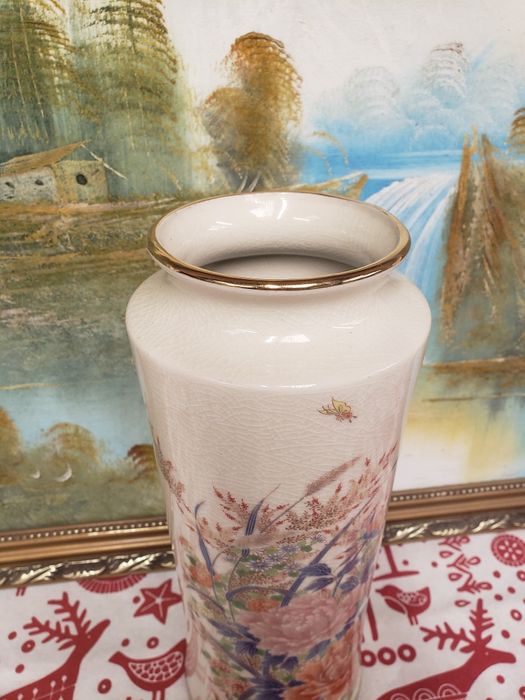 jarra porcelana craquelet japonesa