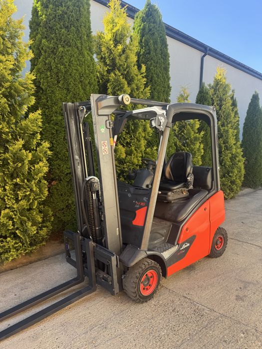 Wózek widłowy Linde H16T 1600kg DUPLEX Gaz LPG