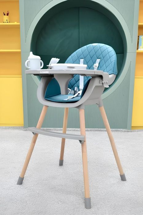 Стільчик для годування El Camino Me 1111 Lumi Teal столик з 6 місяців