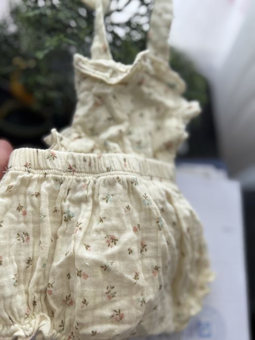 Дитячій мусліновий комбінезон Zara