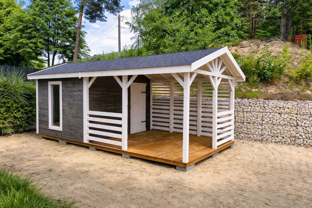 Domek ogrodowy drewniany 3x6 | producent | nowoczesny | transport
