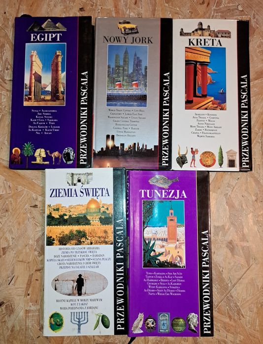 Przewodniki Pascala kraje miasta Egipt Kreta Tunezja Nowy Jork Izrael