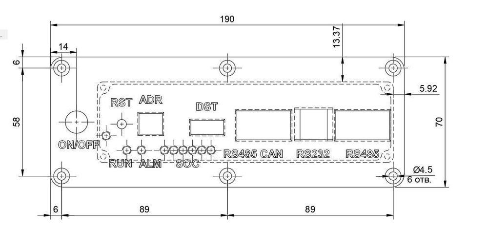 Панель Корпус для JK BMS JiKong кріплення BMS Оновлена версія!!!