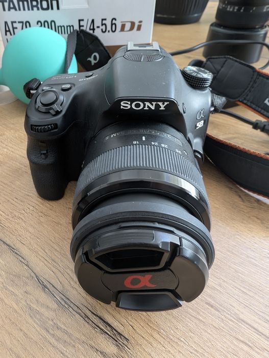 Zestaw fotograficzny  SonyAlfa 58