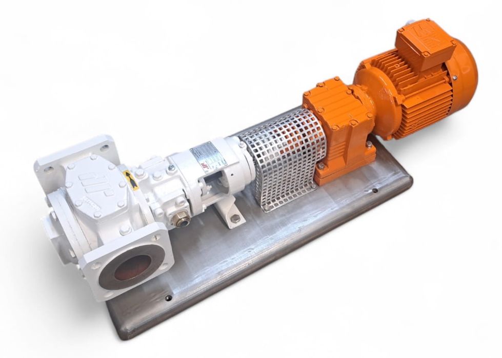 Pompa zębata   krzywkowa Johnson Pump SRTM65 czekolada oleje tłuszcze