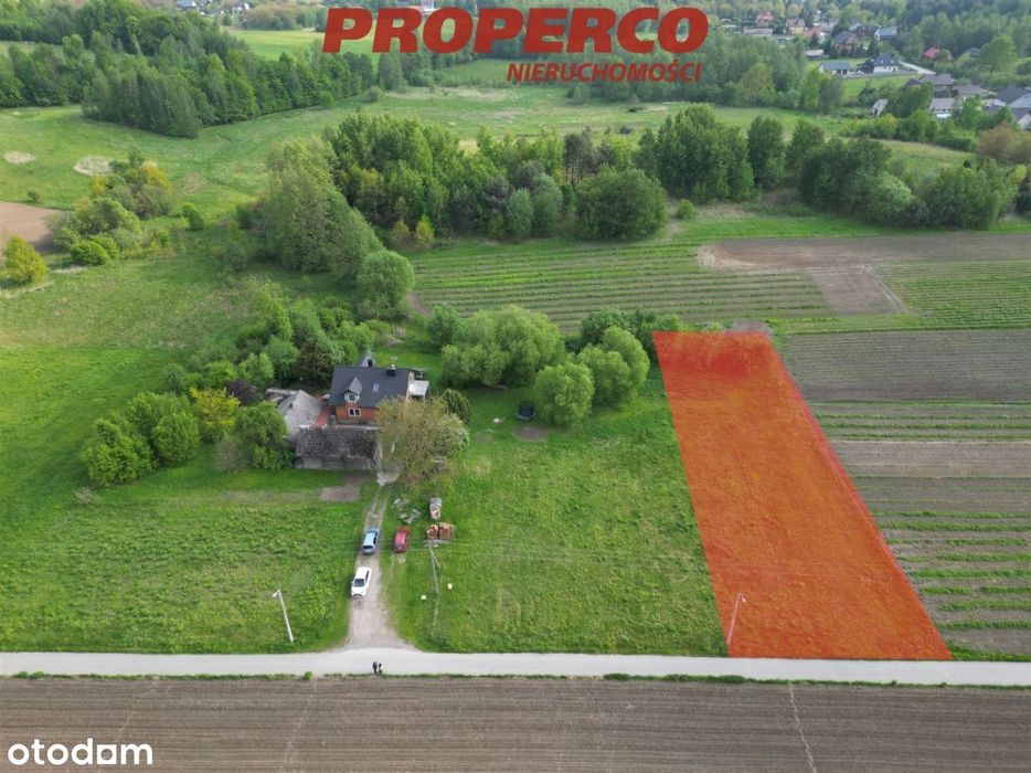 Działka 1600 m2, Cisów, gm. Daleszyce