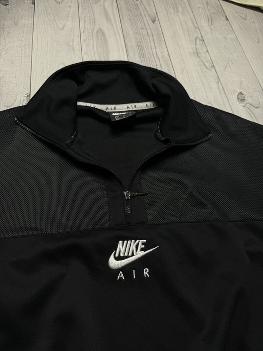 Чорний Світшот Nike Air зіп кофта на блискавці толстовка