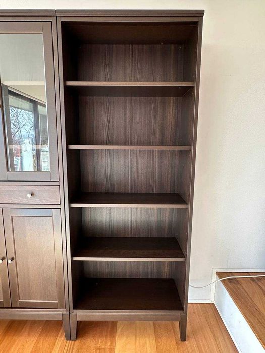 Armário alto com porta de vidro e Estante IKEA IDANÄS