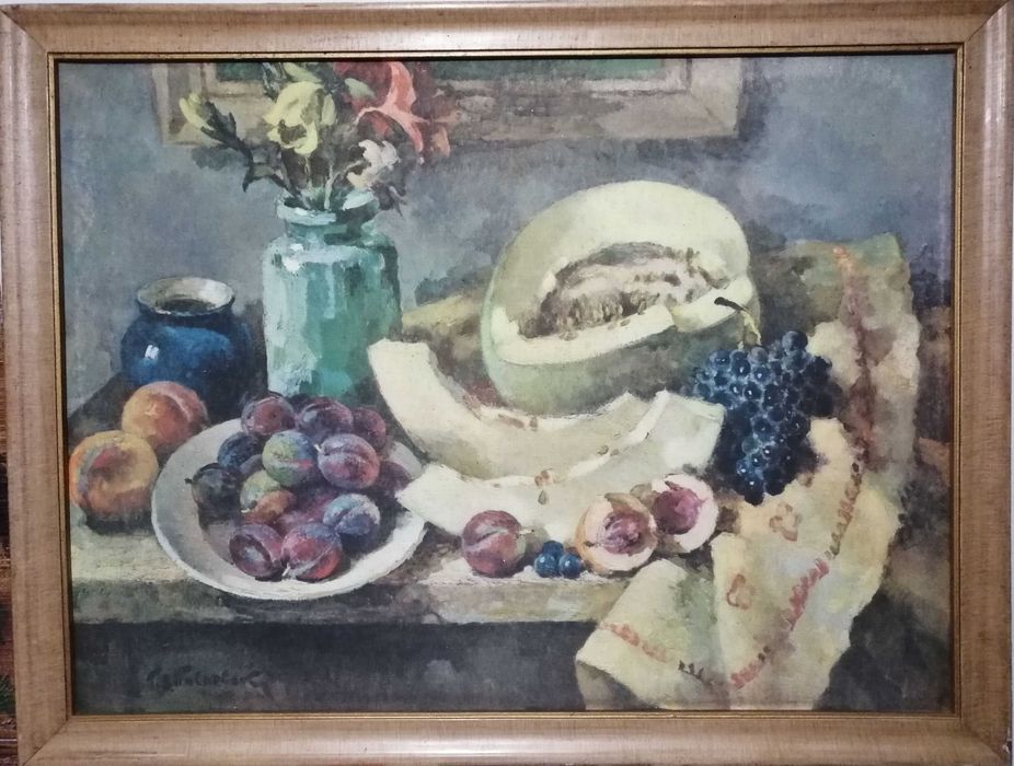 Картина «Натюрморт с дыней» Г. Павловский