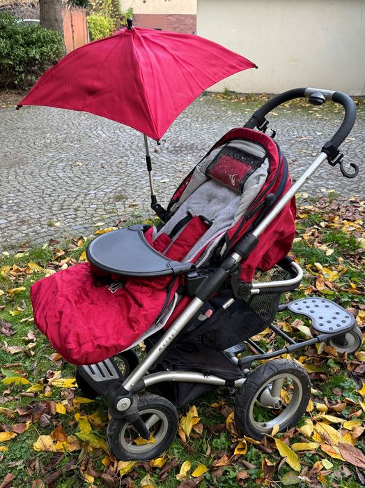 Wózek 3w1 Mutsy Sport, pompowane koła.