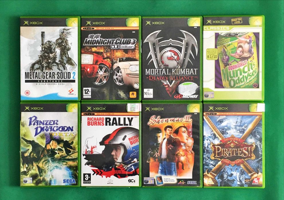 XBOX ORIGINAL Blinx Call Dragoon Half Metal Sid Scrolls Thief Warrior64172217916034123