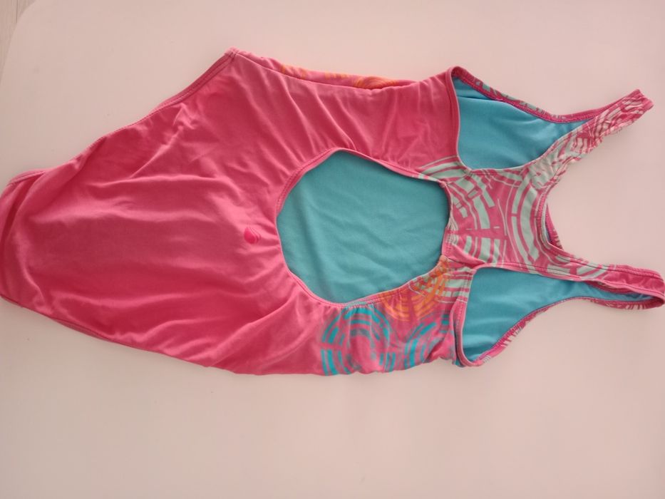 Różowy strój kąpielowy basen 146- 152 cm jednoczęściowy