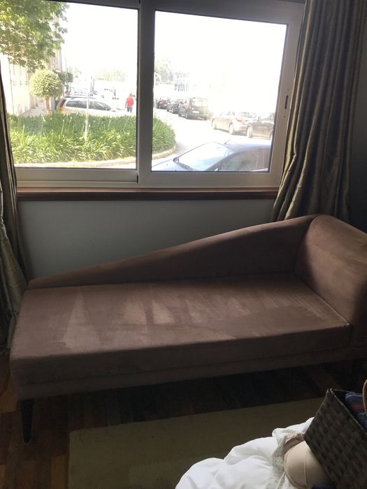 Chaise Longue Castanho Chocolate