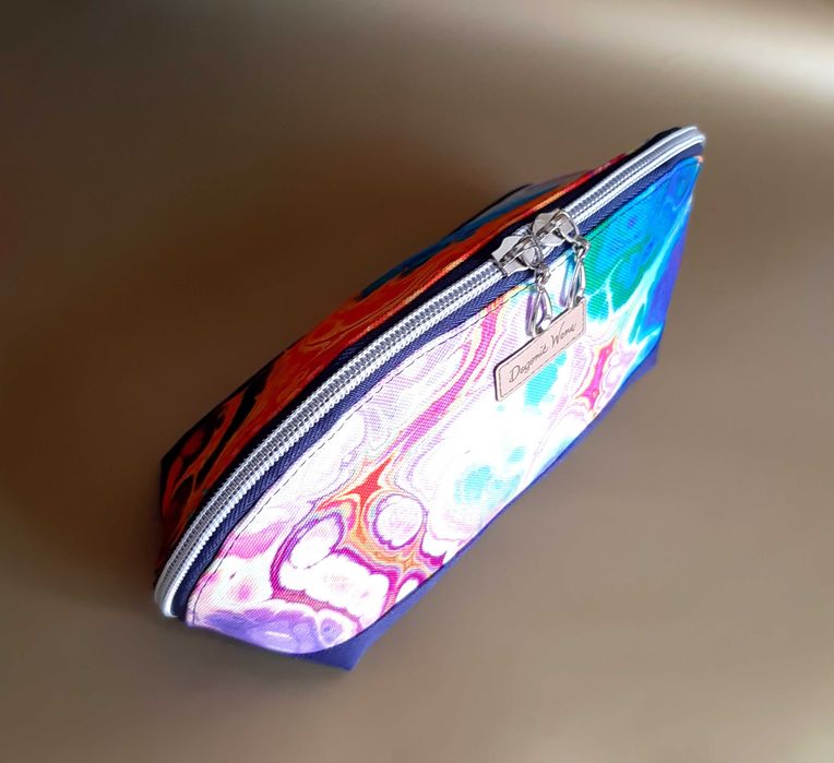 Kosmetyczka damska handmade rękodzieło na prezent