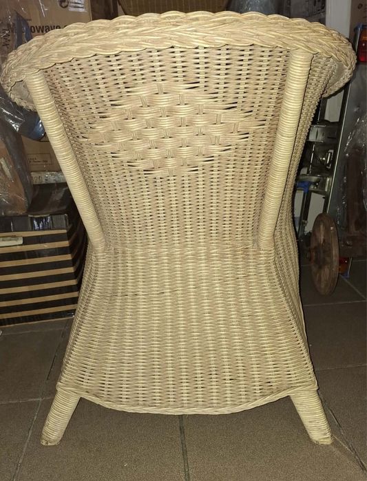 Fotel rattanowy + poduchy gratis