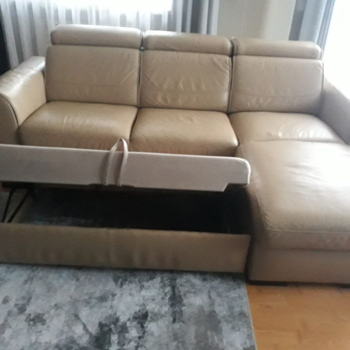 Narożnik Gala Collezione letto. Skóra