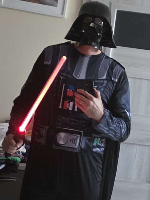Rubies Oficjalny kostium Star Wars Dath Vader, Halloween 2026  strój dla dorosłych - L na 180-190cm wzrost