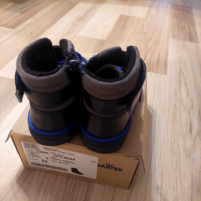 Ocieplane buty chłopięce Bartek rozm.23