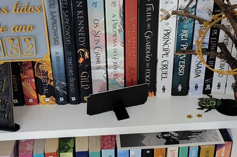 Placa Decorativa de Avaliação / Rating Literária - Impressão 3D em PLA