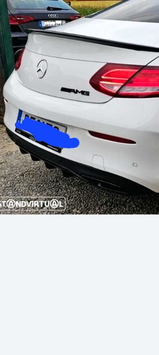 Difusor para-choques traseiro W205 amg  coupê